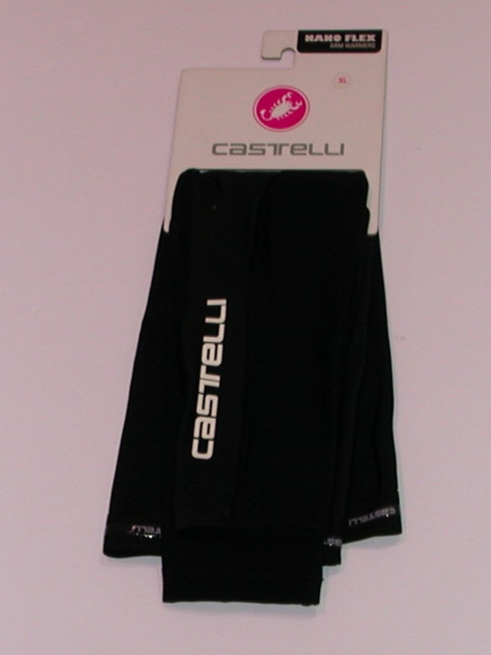 Castelli Nano Flex+ Arm Warmers Men's Size XL NWT Black